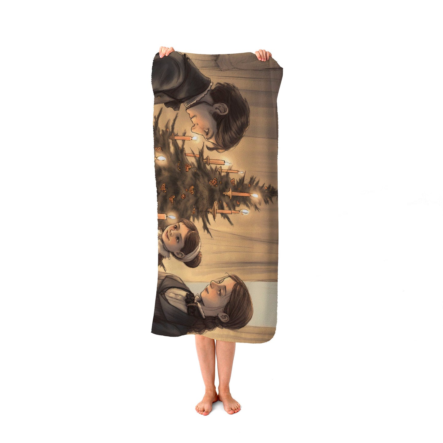 Lighting The Candles Beach Towel