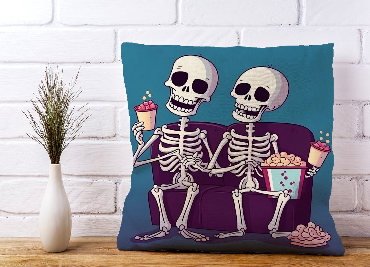 Skeletons At The Cinema Cushions