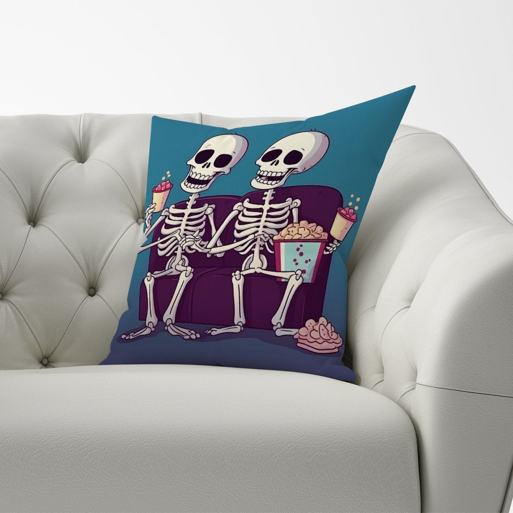 Skeletons At The Cinema Cushions