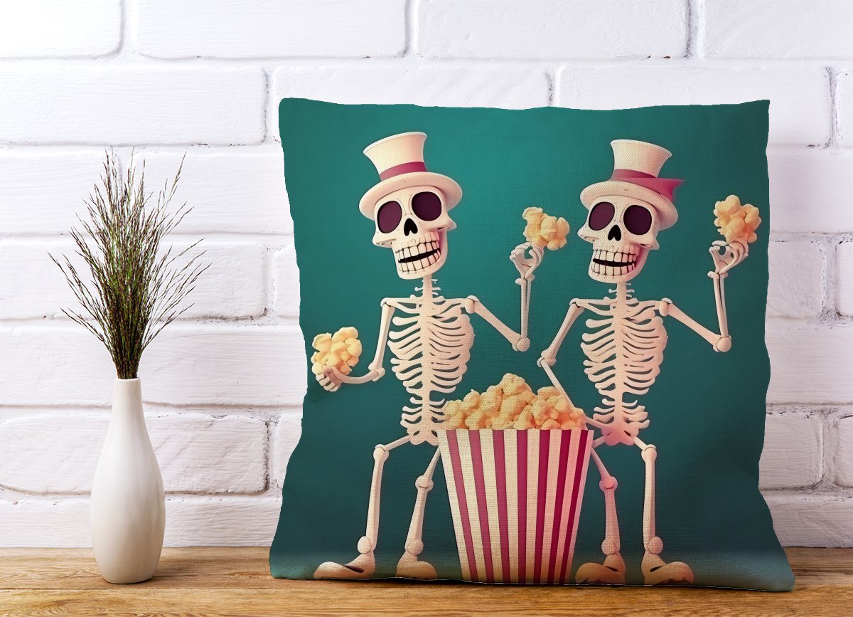 Skeletons With Popcorn Cushions