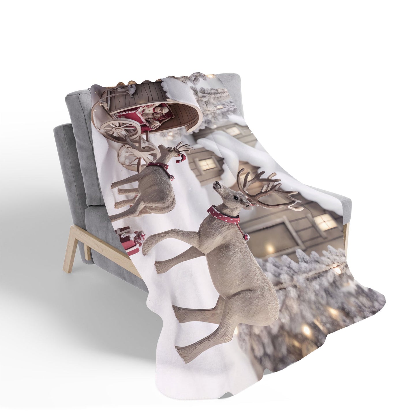 We Come Bearing Gifts Sherpa Blanket