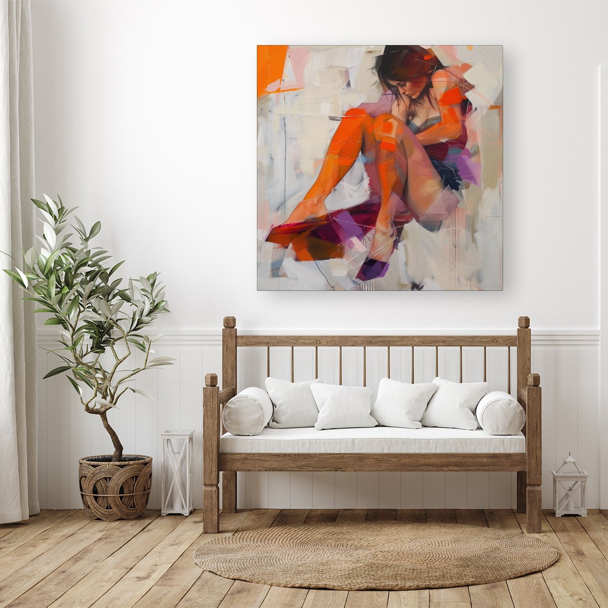 Poised In Reflection Canvas