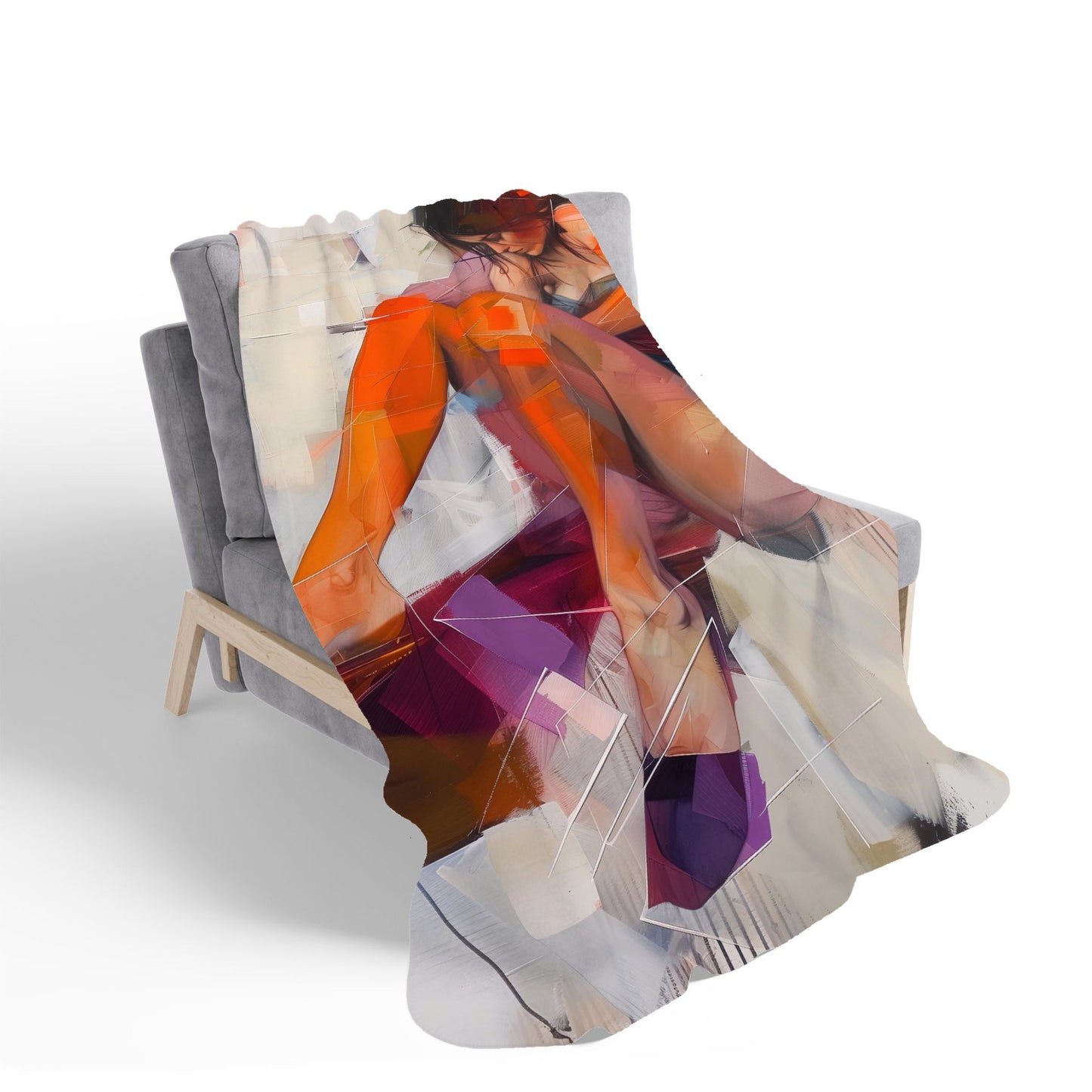 Poised In Reflection Sherpa Blanket