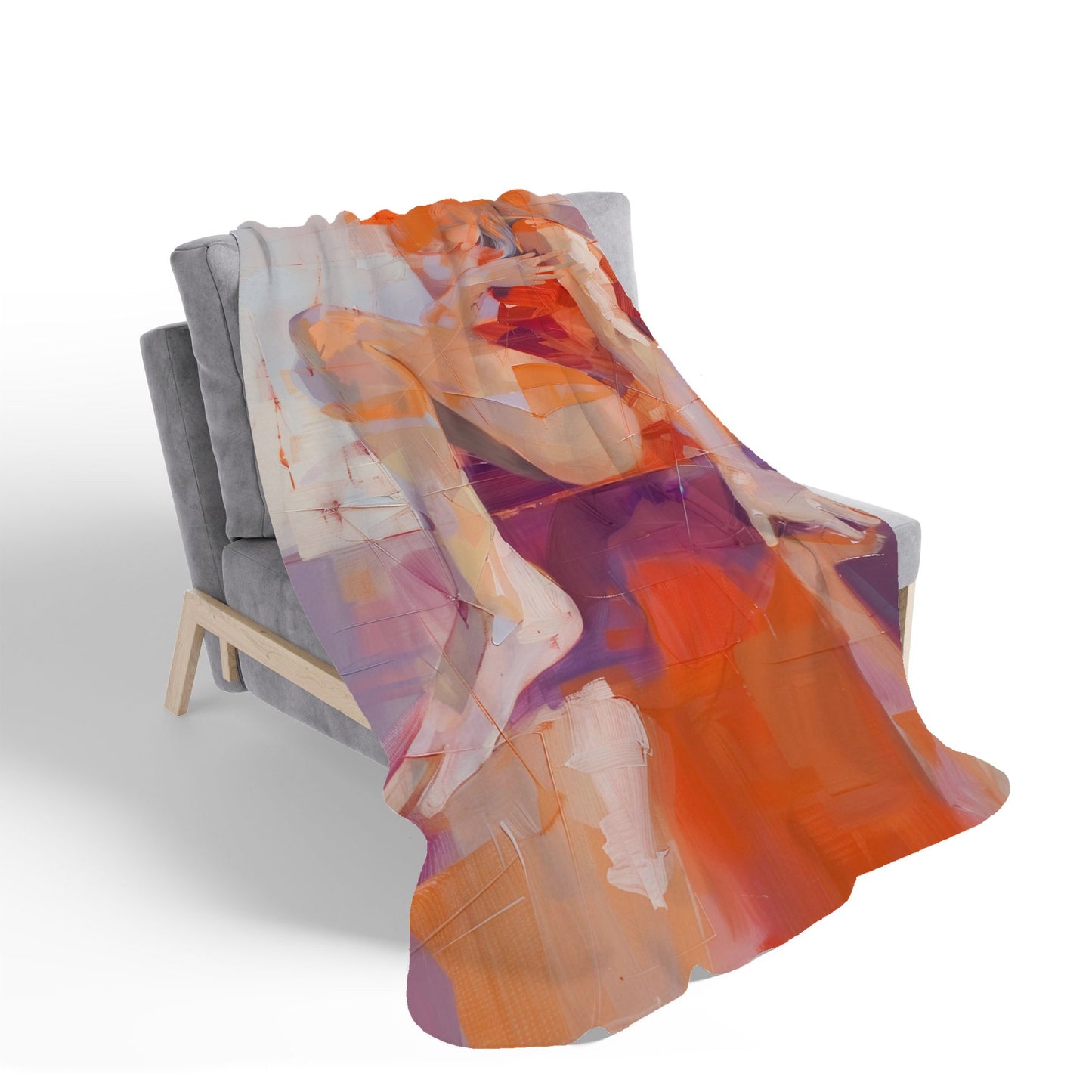 Contemplative Rest Sherpa Blanket