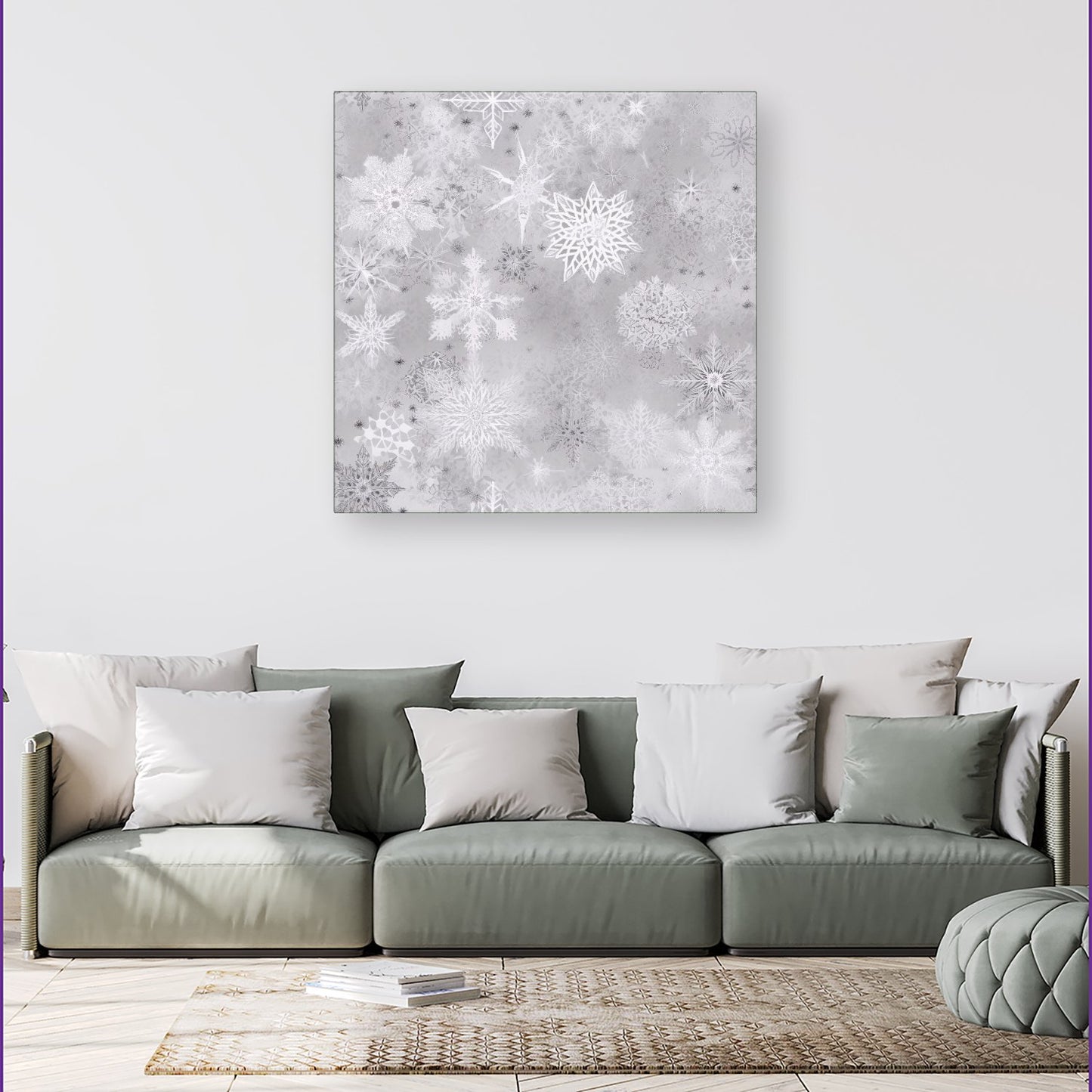 Snowflakes Canvas