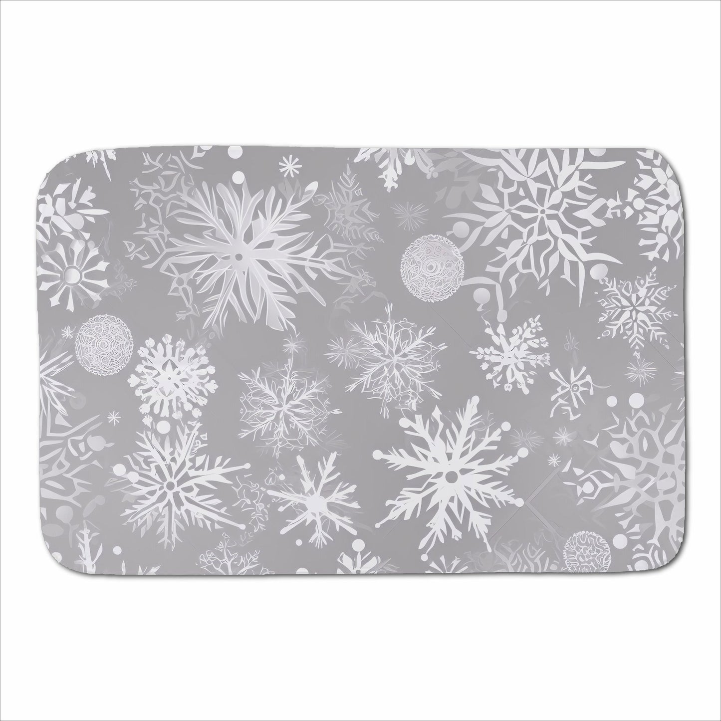 Snowflakes Sherpa Blanket