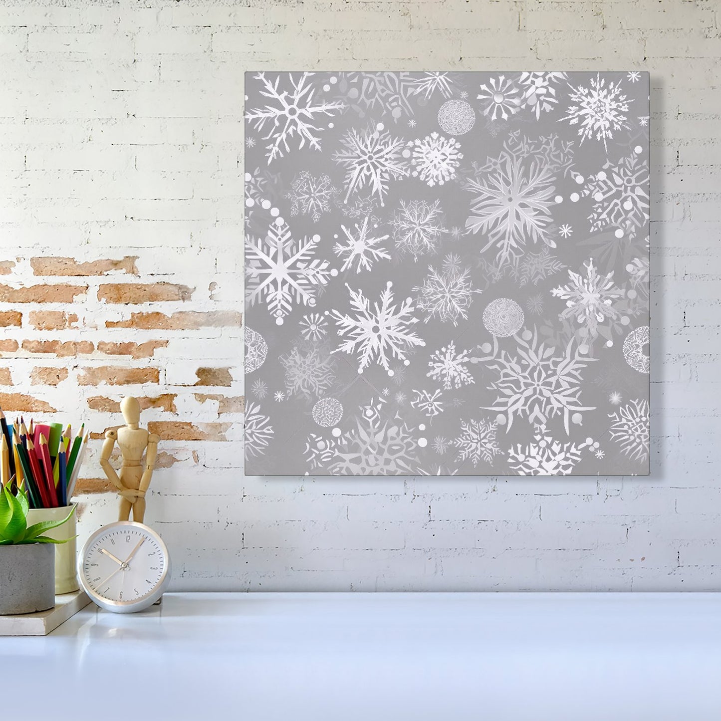 Slowflakes And Ice Canvas