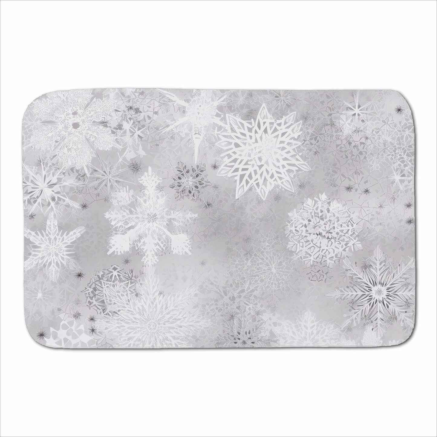 Slowflakes And Ice Sherpa Blanket