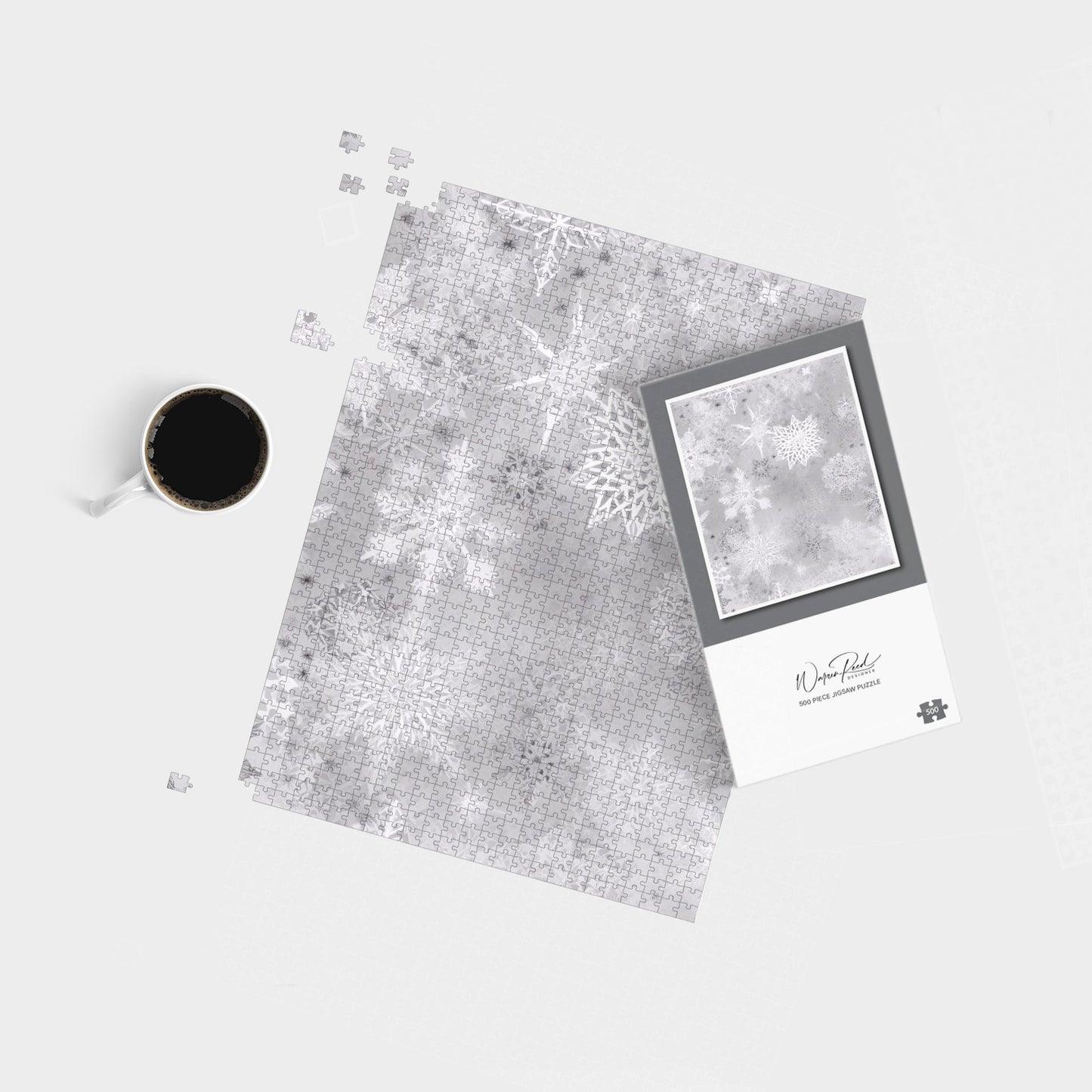Slowflakes And Ice Jigsaw Puzzle