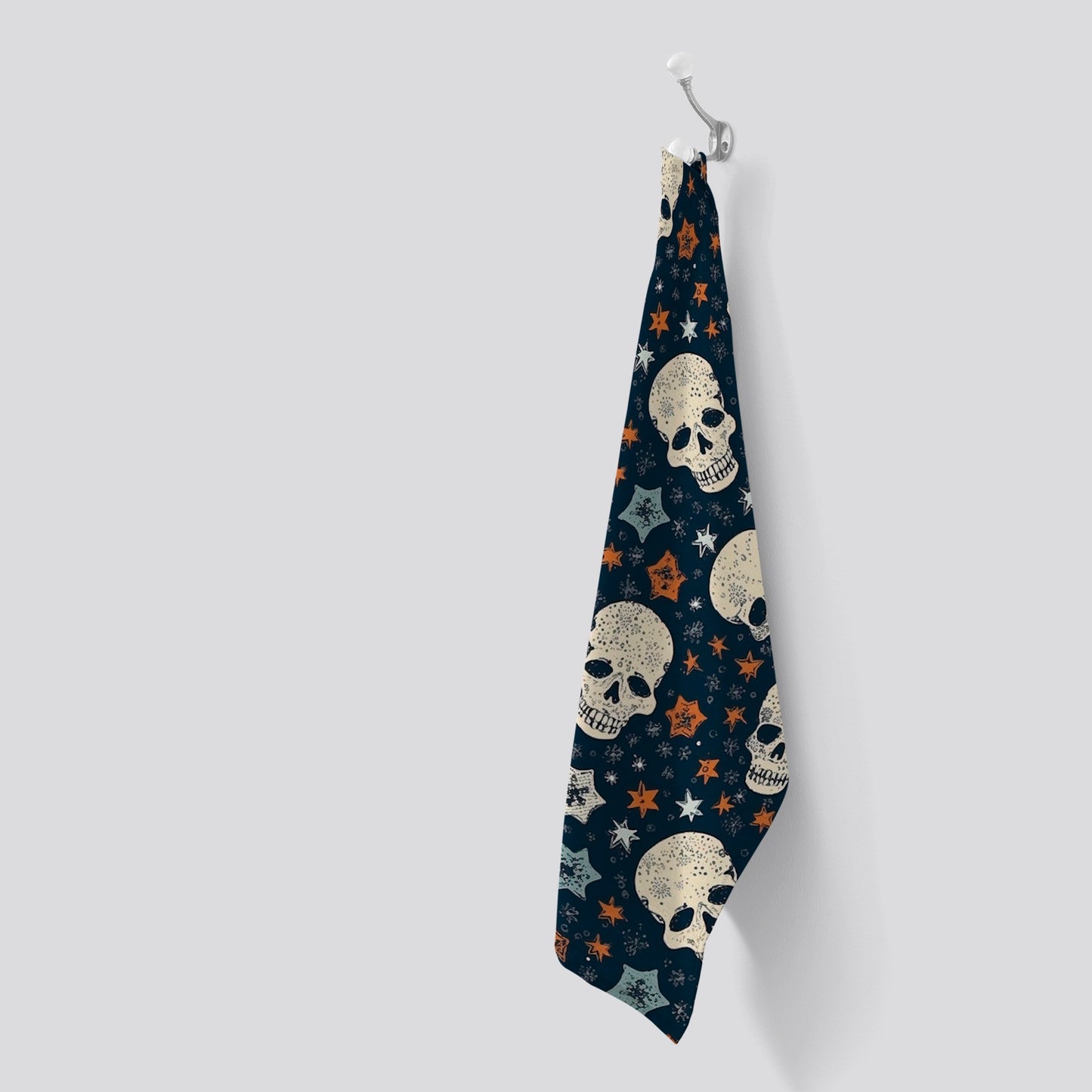 Skulls And Stars Tea Towel