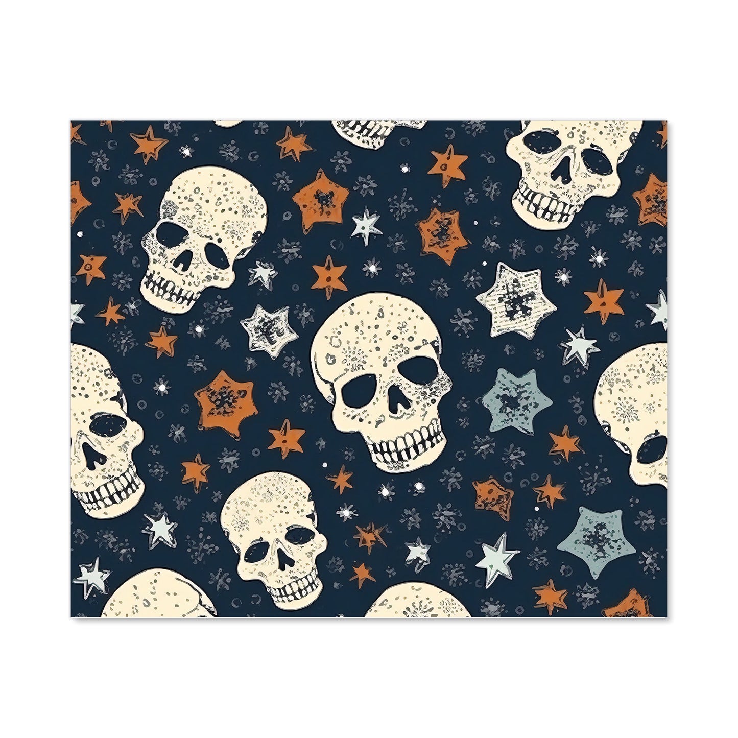 Skulls And Stars Kitchen Splashback