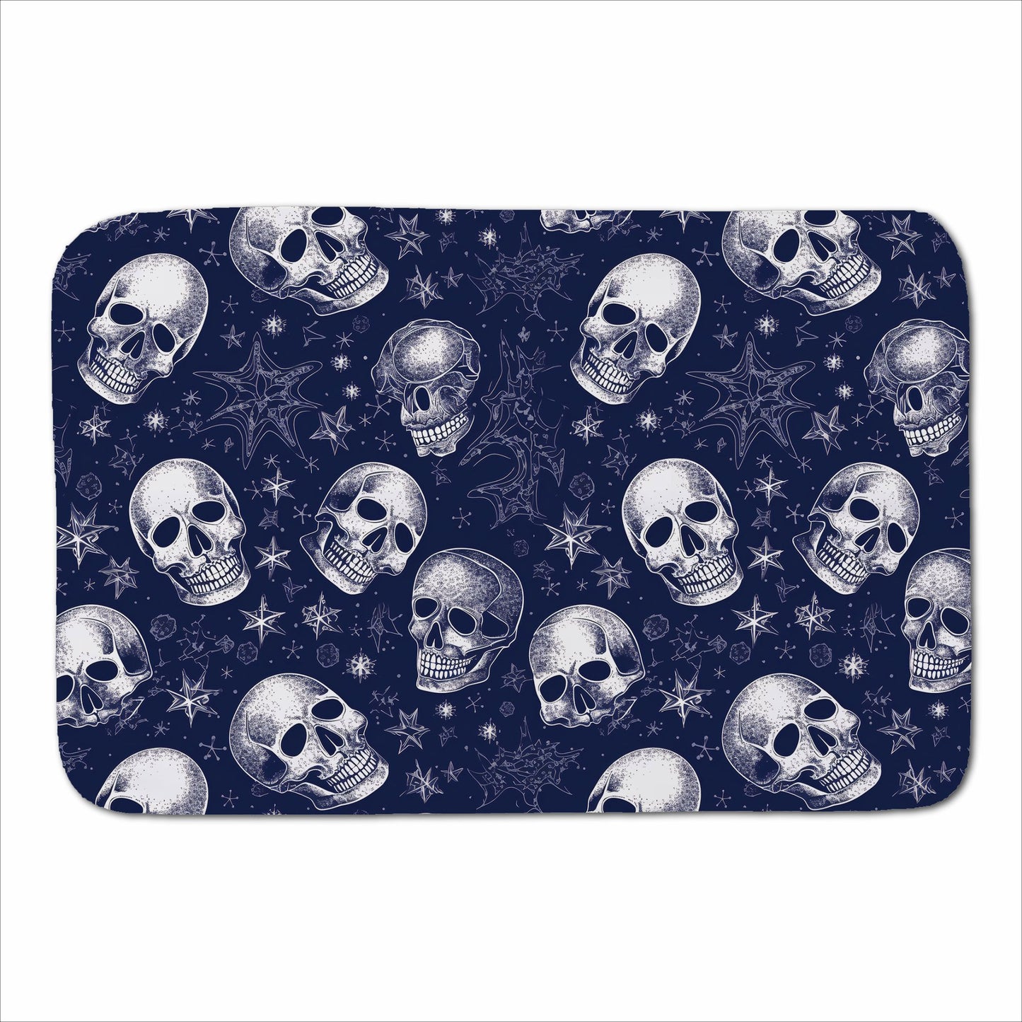 Evening Skulls And Stars Sherpa Blanket