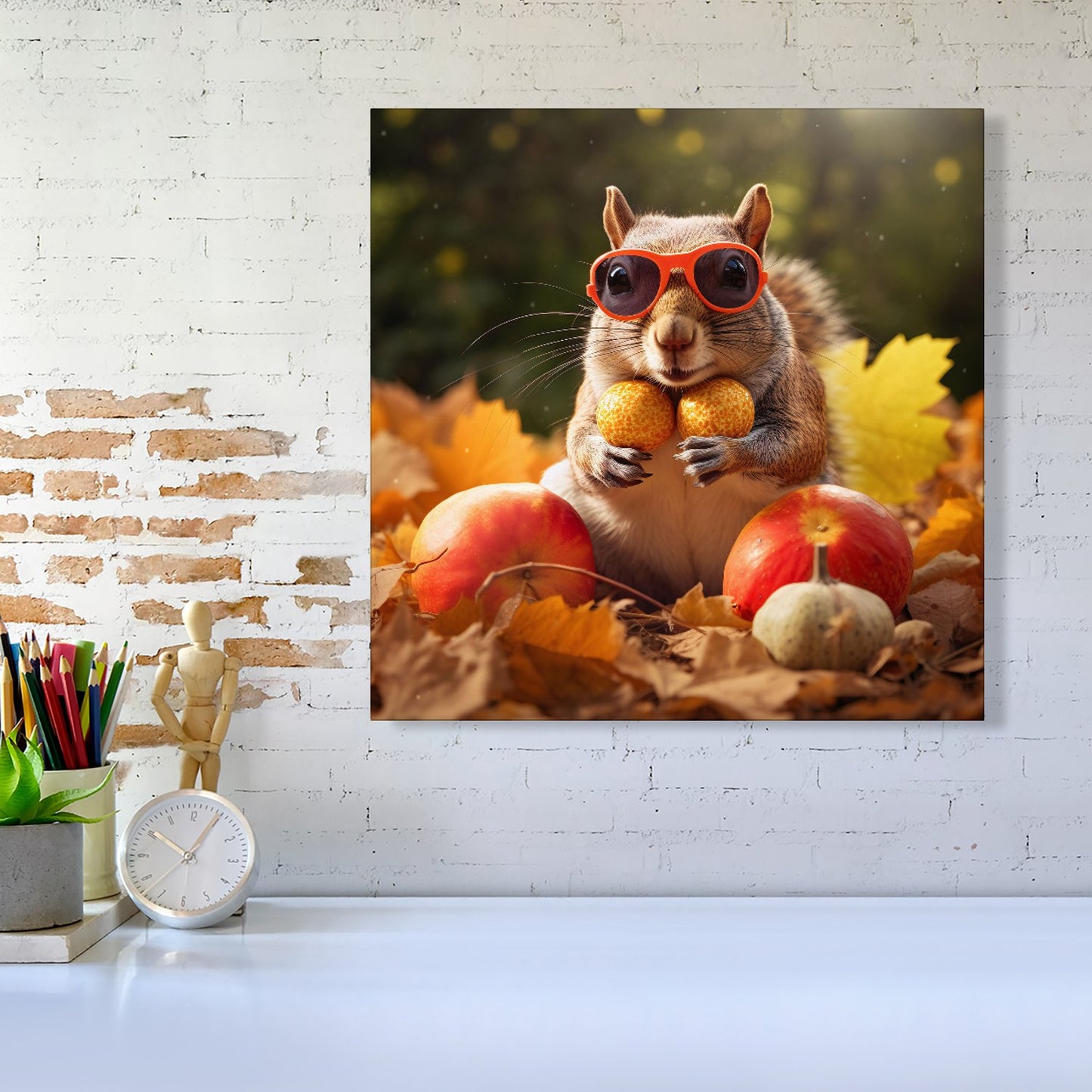 Nuts For Winter Canvas