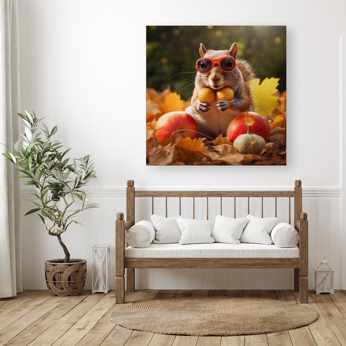 Nuts For Winter Canvas