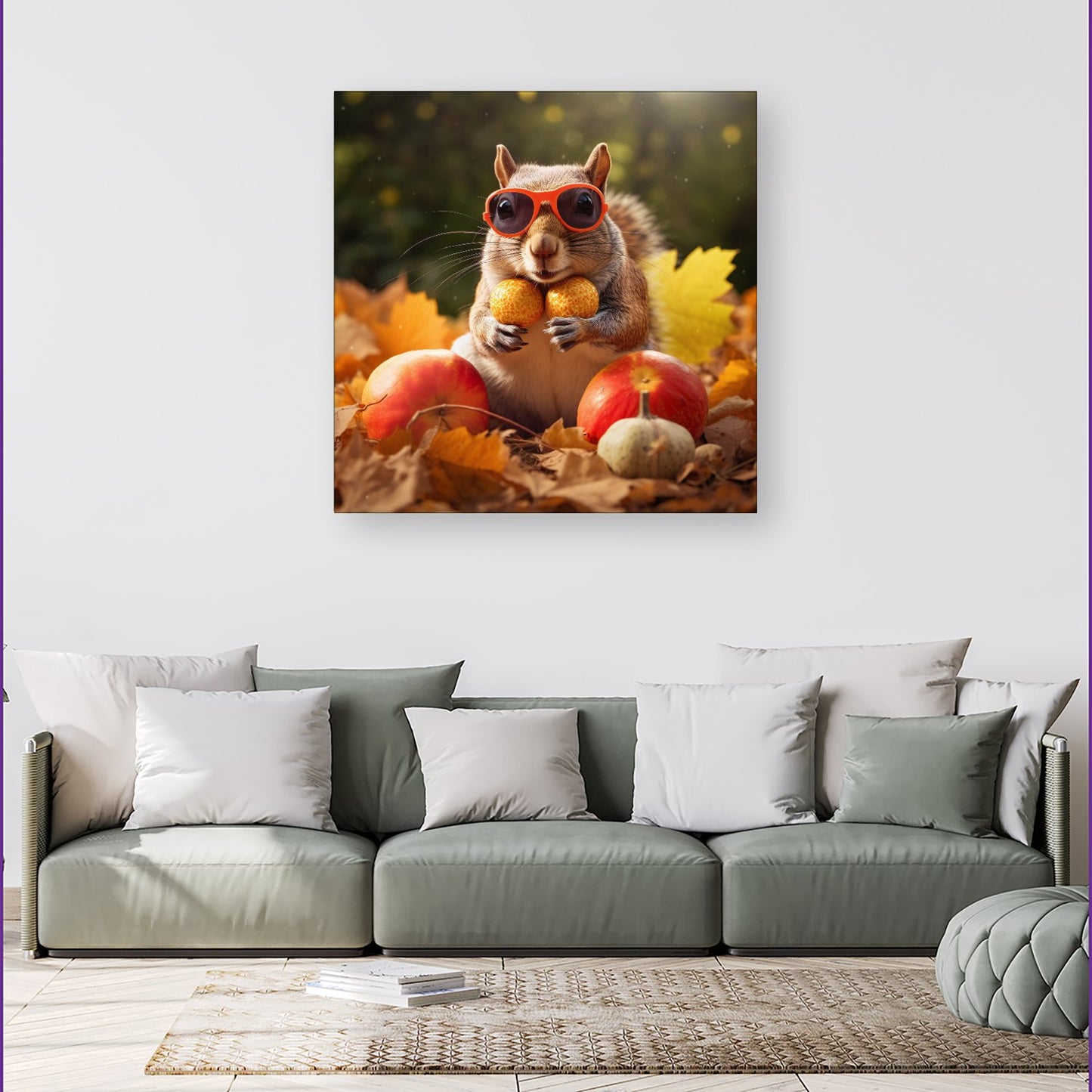 Nuts For Winter Canvas