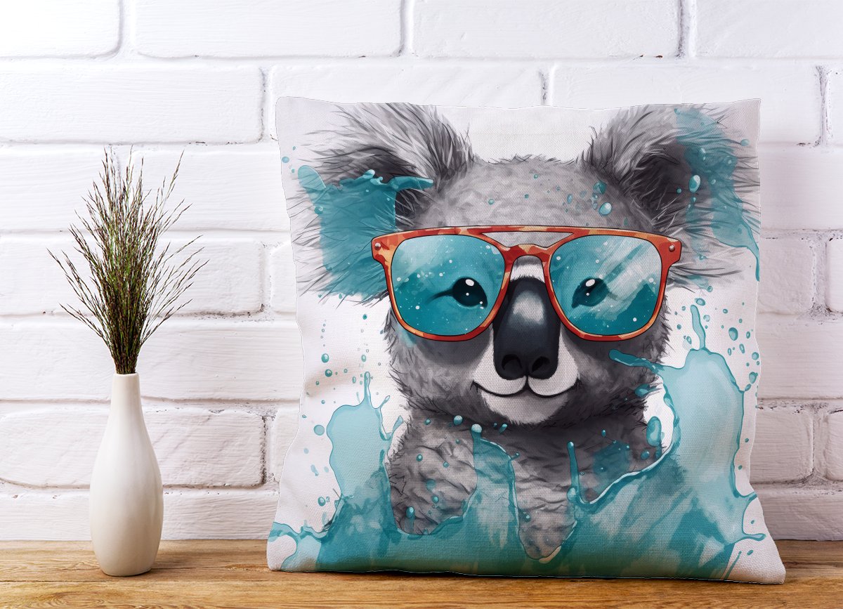 Splashart Koala In Glasses Cushions