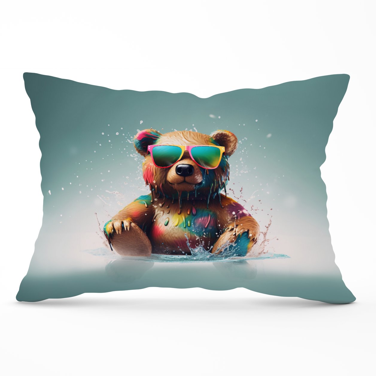 Splashart Bear In Glasses Cushions