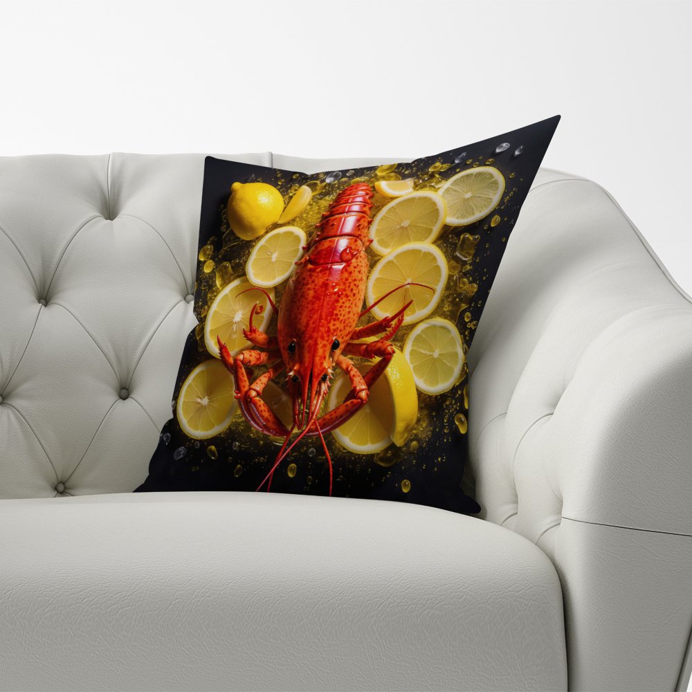 Lobster On Lemons Cushions