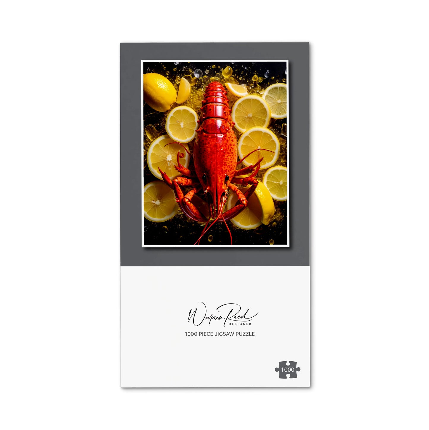 Lobster On Lemons Jigsaw Puzzle