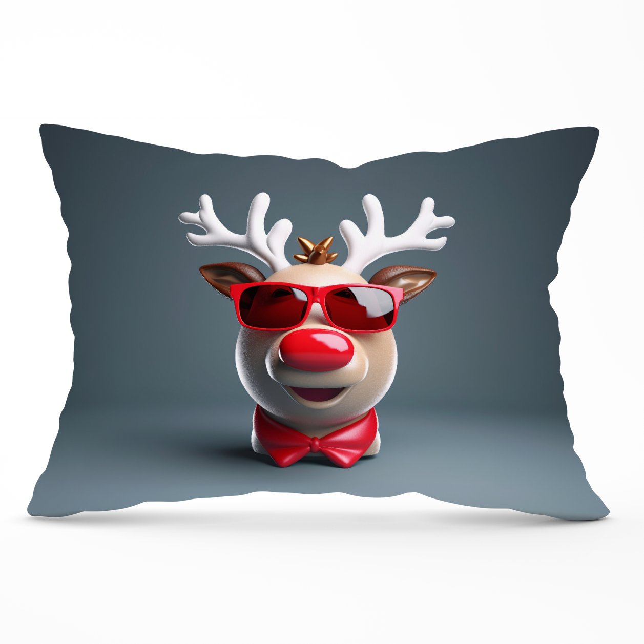 Rudolph In Red Glasses Cushions