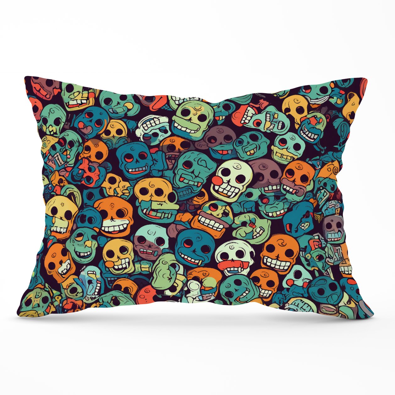 Smiling Skulls Pattern Cushions
