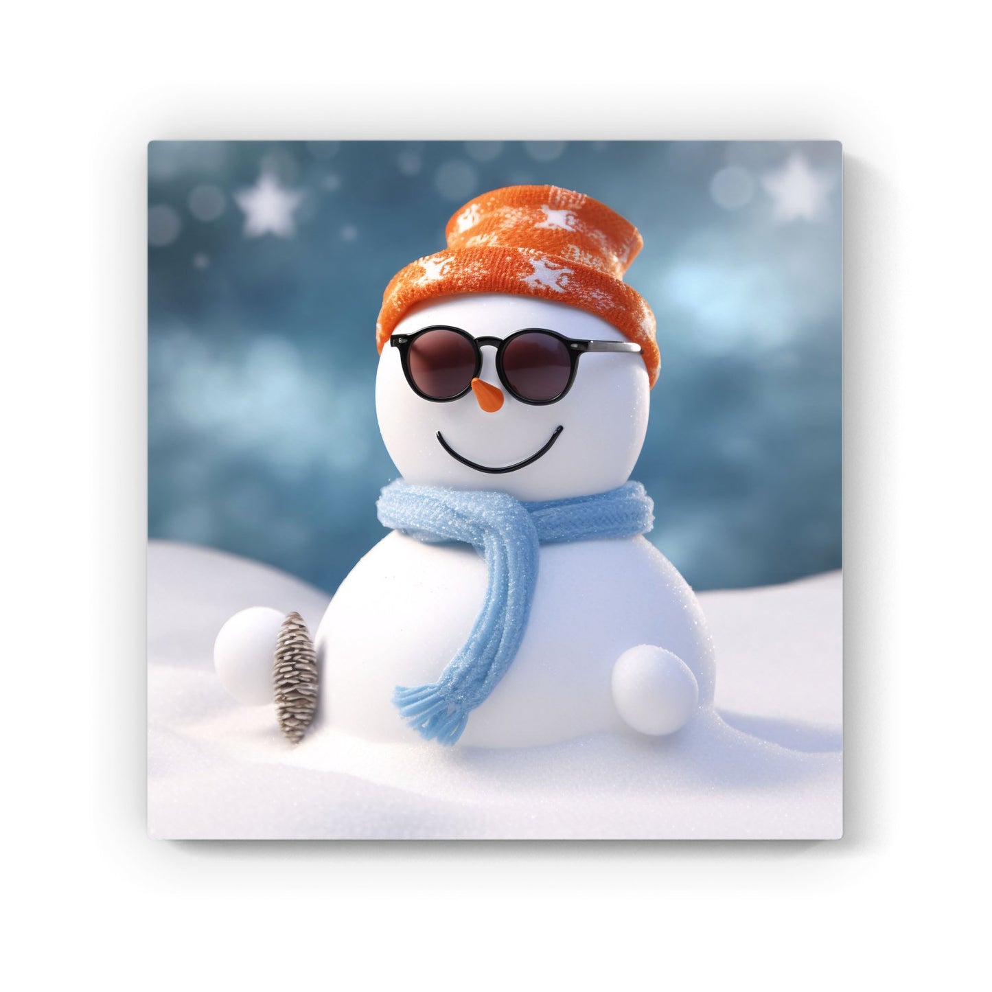 Smily Snowman Canvas