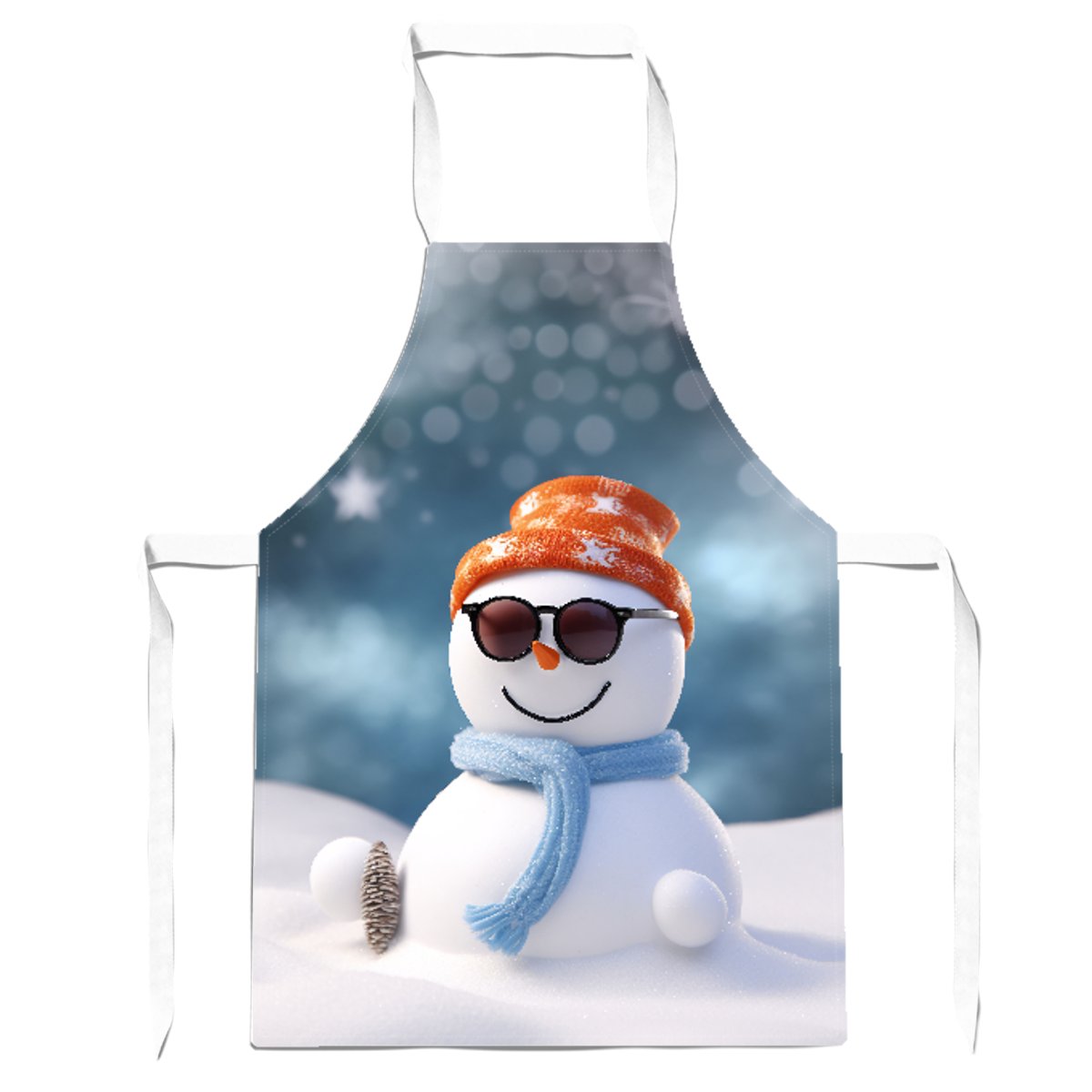 Smily Snowman Apron
