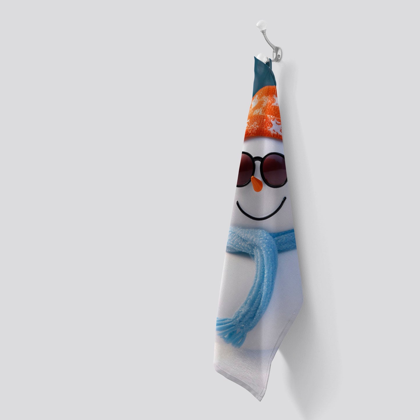 Smily Snowman Tea Towel
