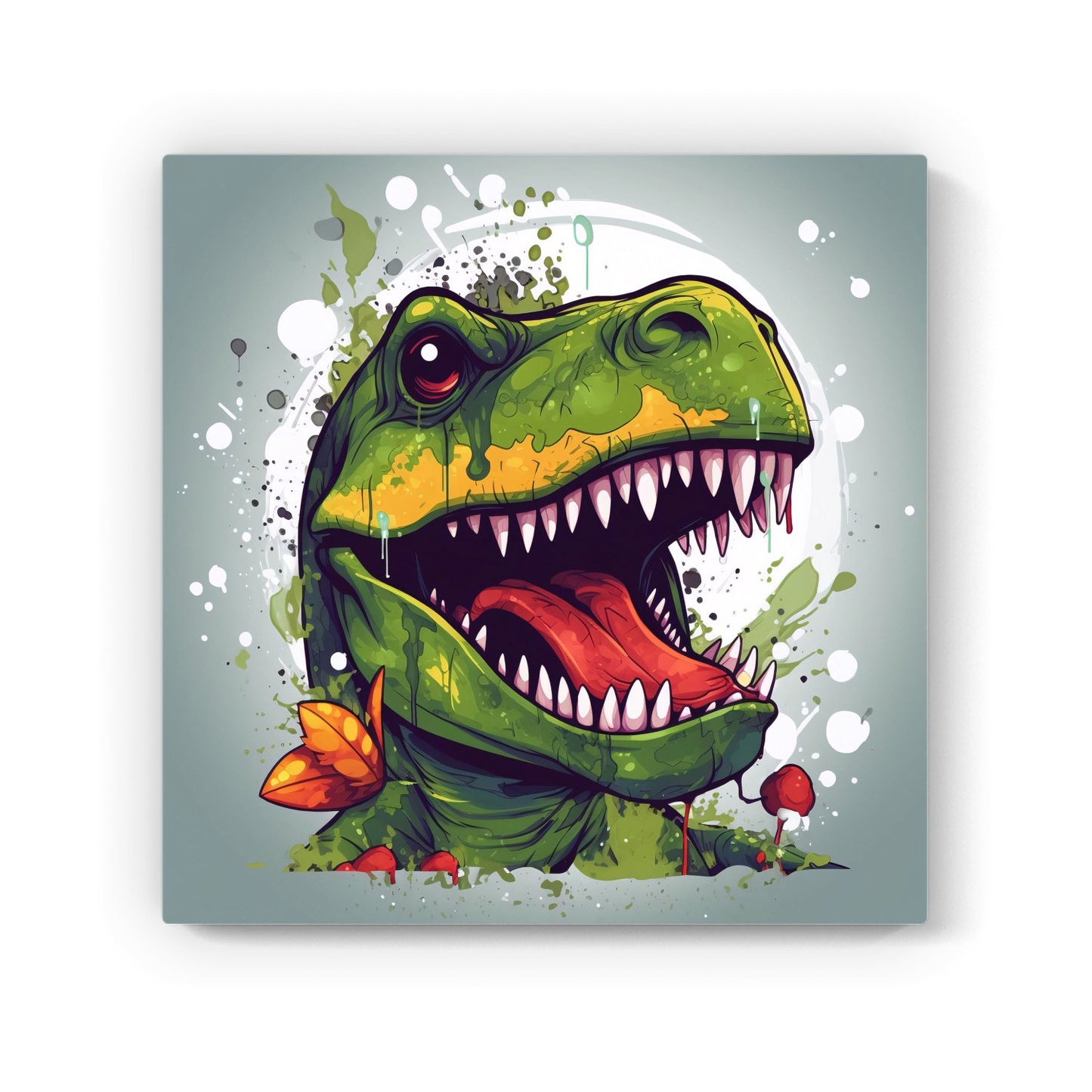Laughing T-Rex Canvas