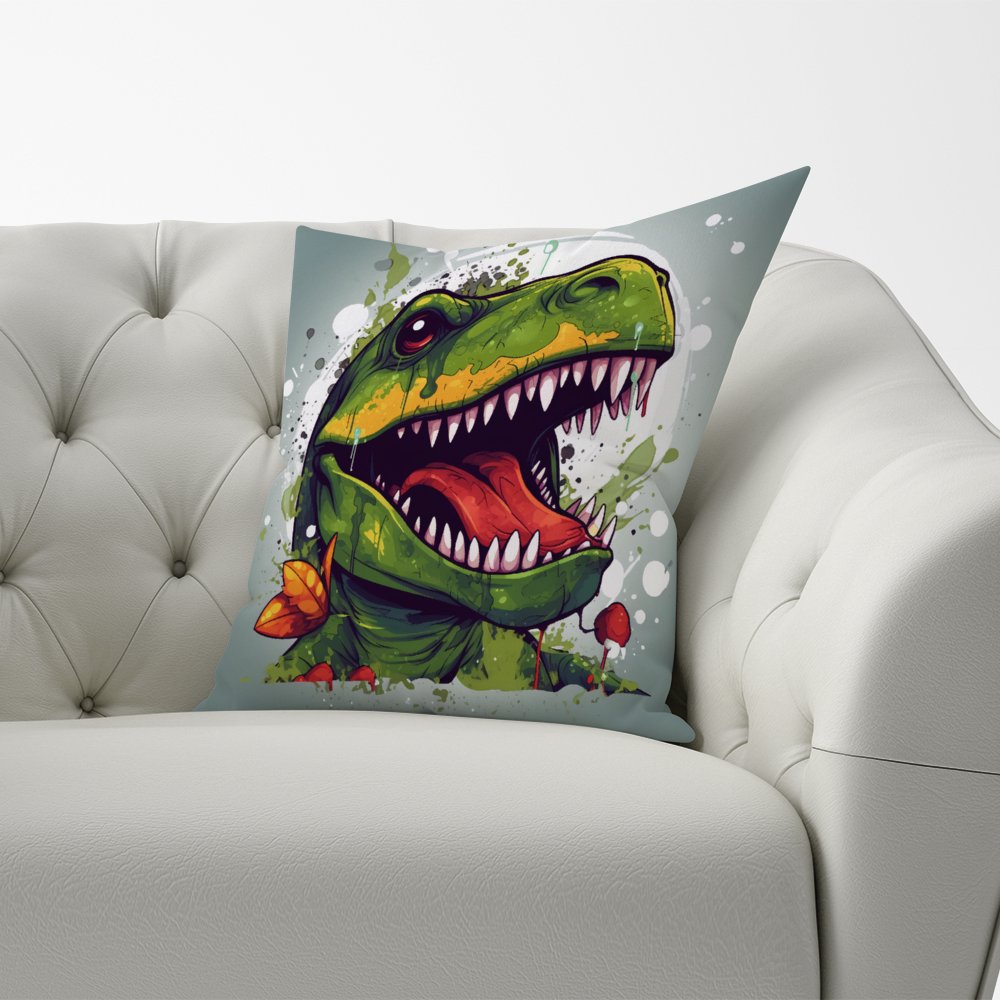 Laughing T-Rex Cushions