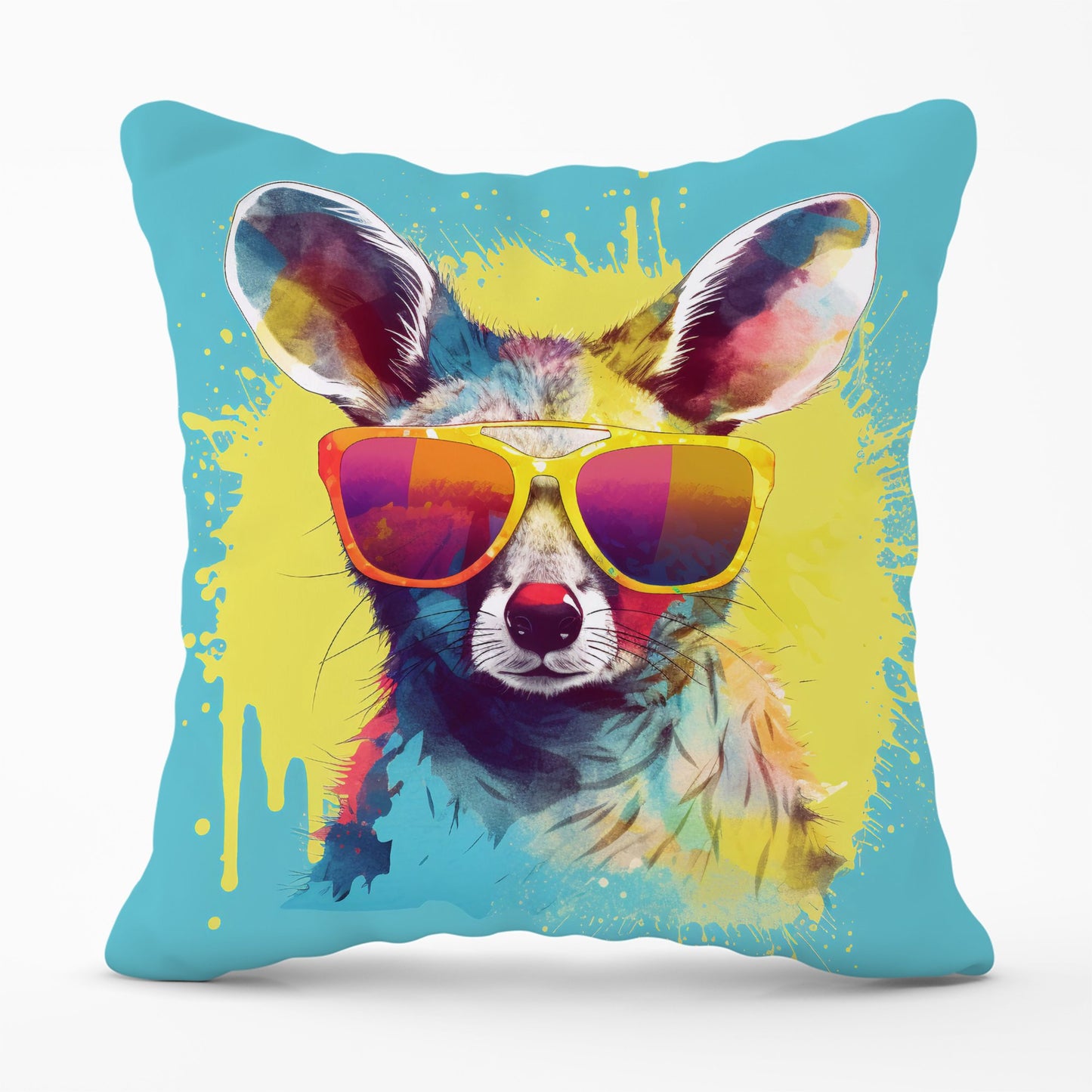 Splashart Wallaby In Glasses Cushions