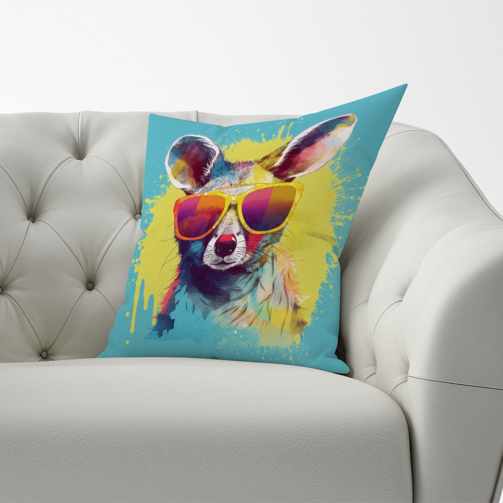 Splashart Wallaby In Glasses Cushions
