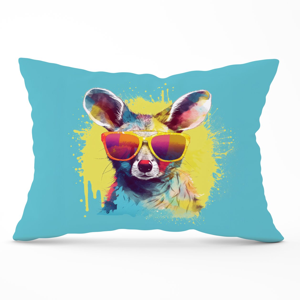 Splashart Wallaby In Glasses Cushions