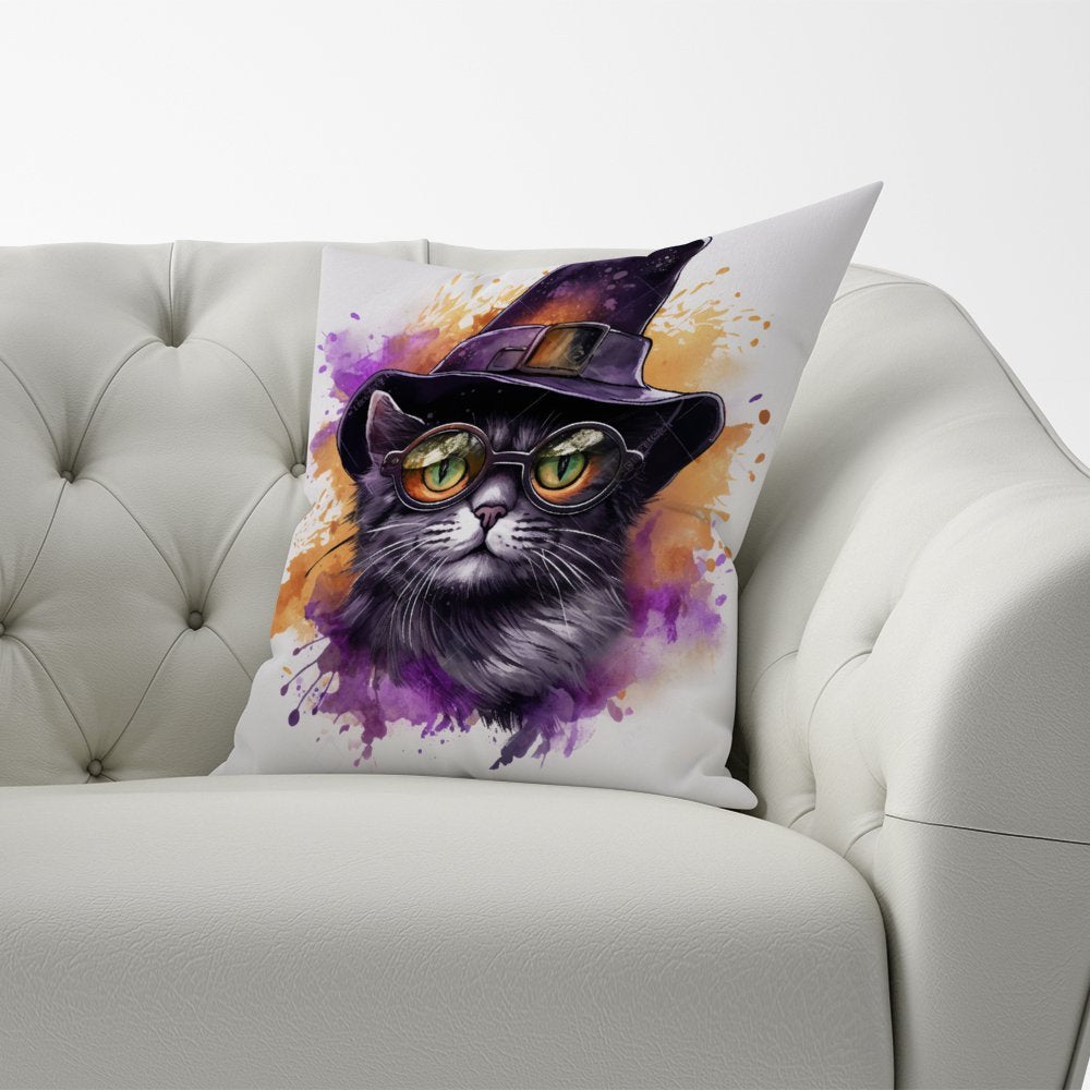Splashart Longhaired Witches Cat Cushions