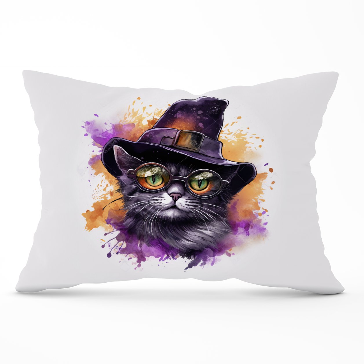 Splashart Longhaired Witches Cat Cushions