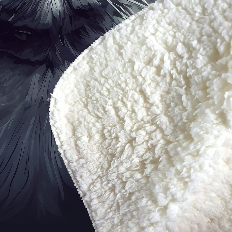 Fiery Cat In A Hat Sherpa Blanket