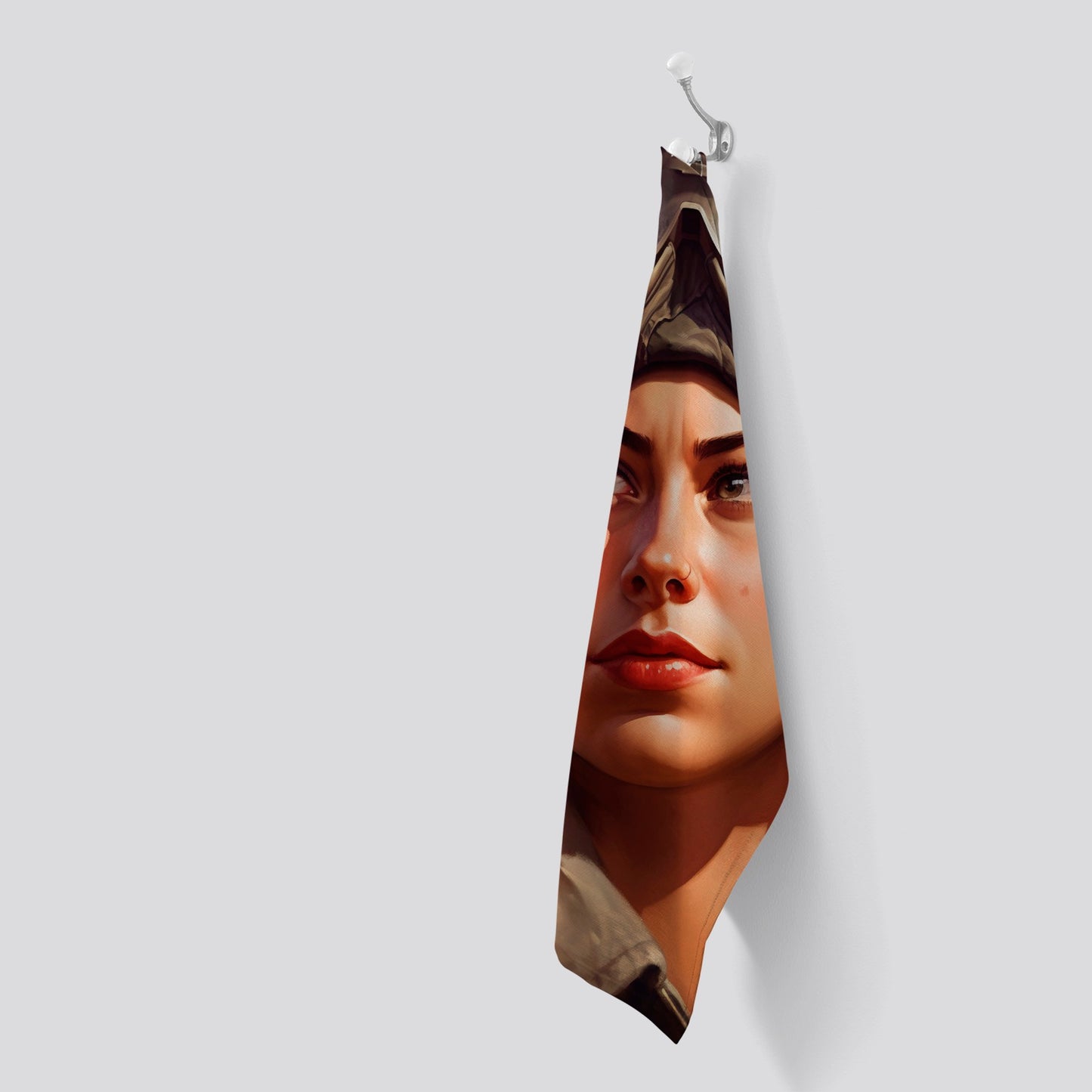 Female Pilot Tea Towel