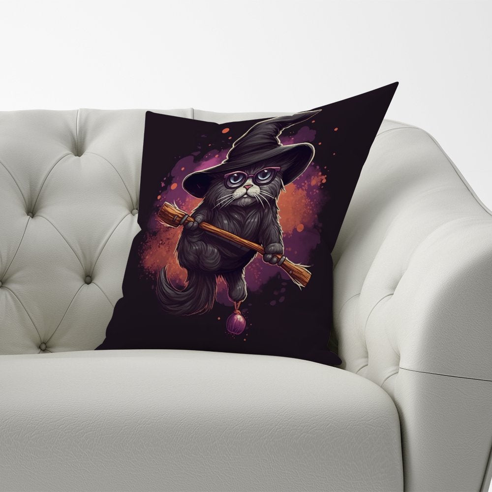 Cat And A Broom Cushions