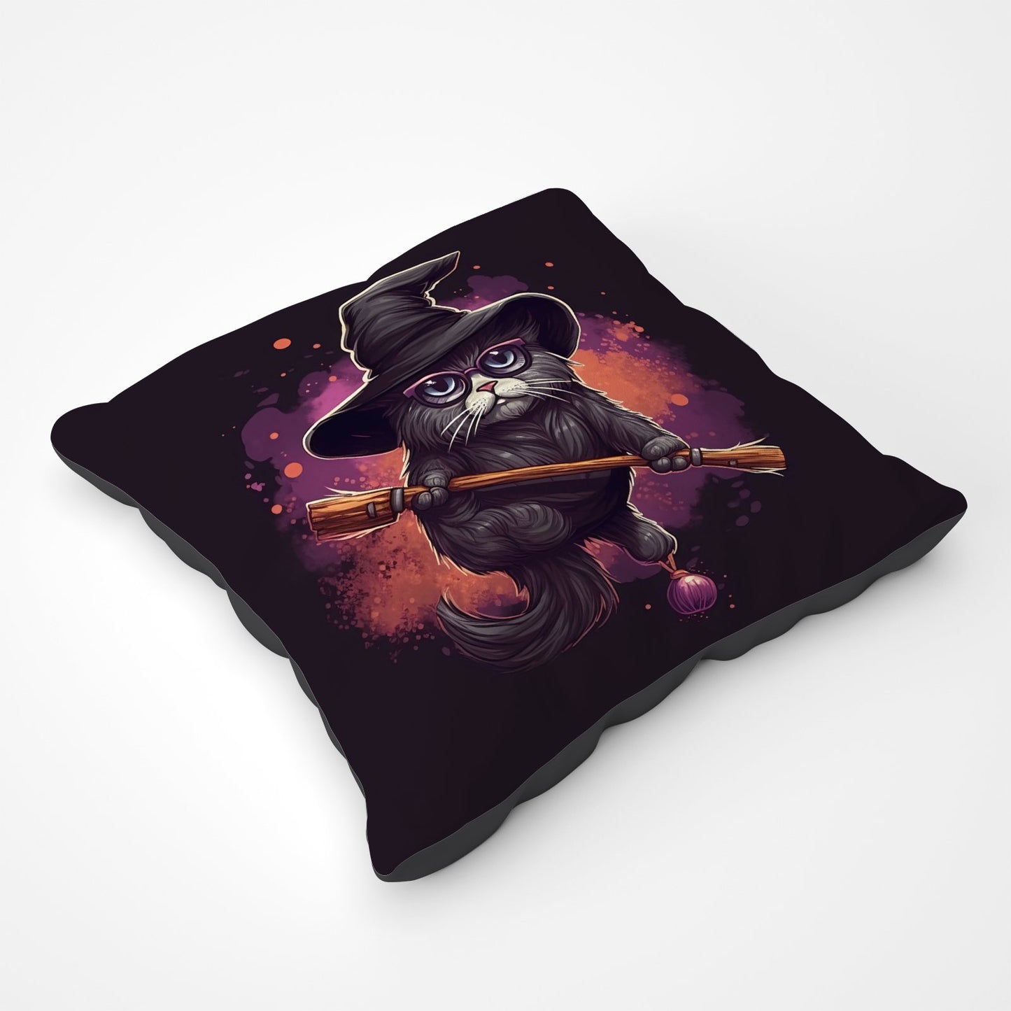 Cat And A Broom Pet Bed
