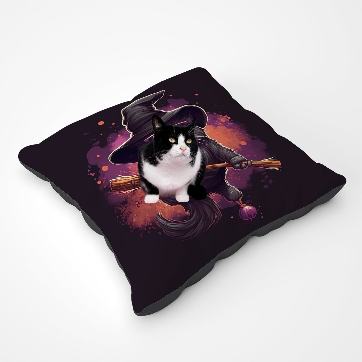 Cat And A Broom Pet Bed