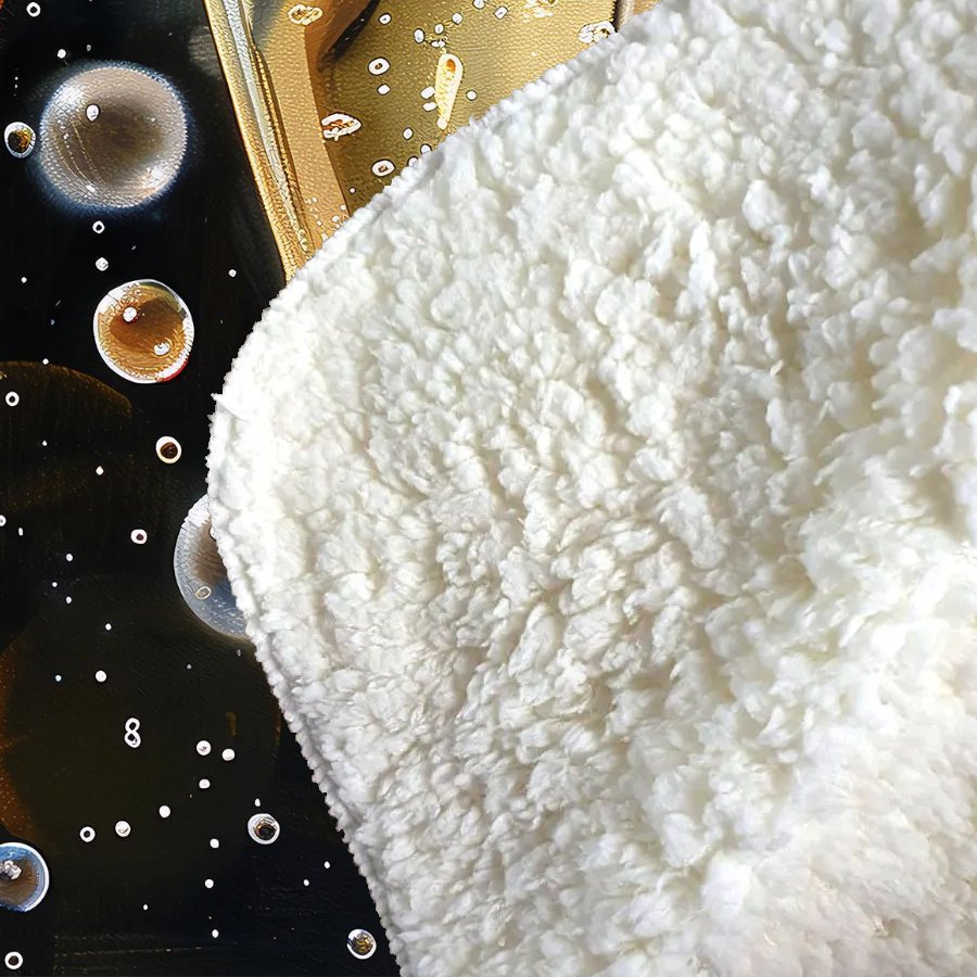 Splashart Bubbly Champagne Flues Sherpa Blanket