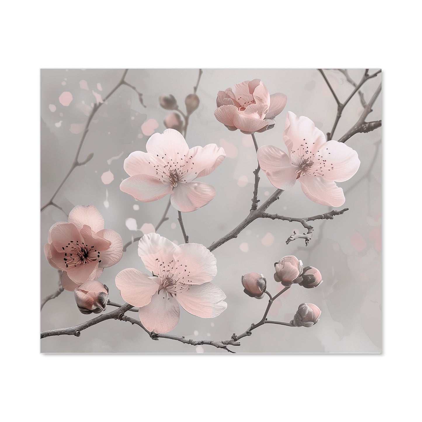 Delicate Spring Blossom Kitchen Splashback