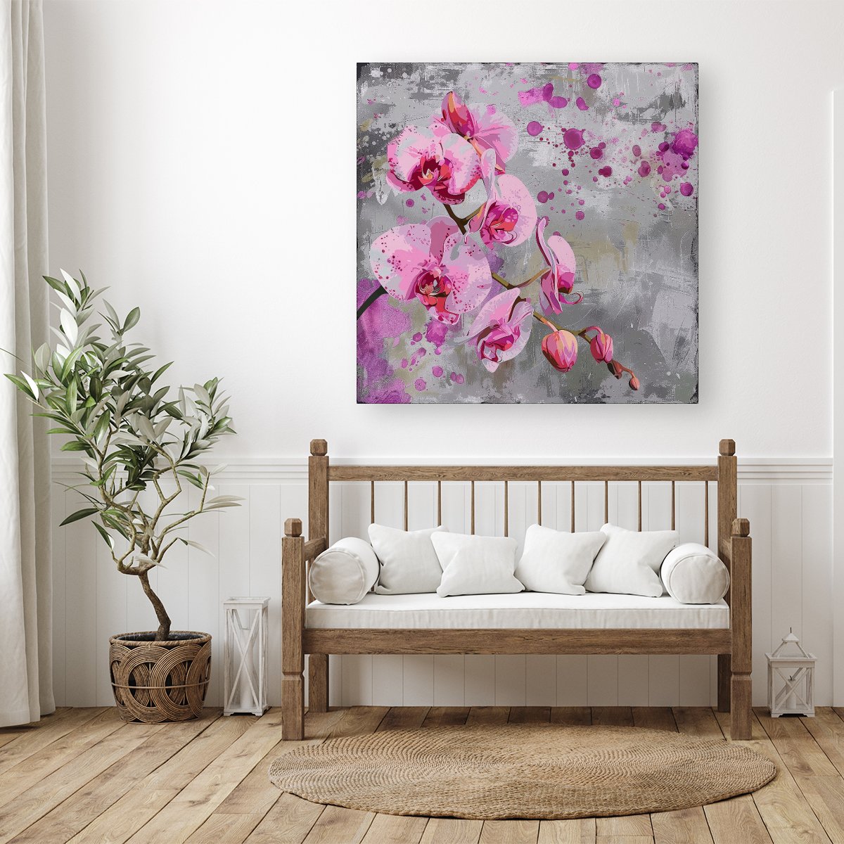 Orchids Splashart Canvas