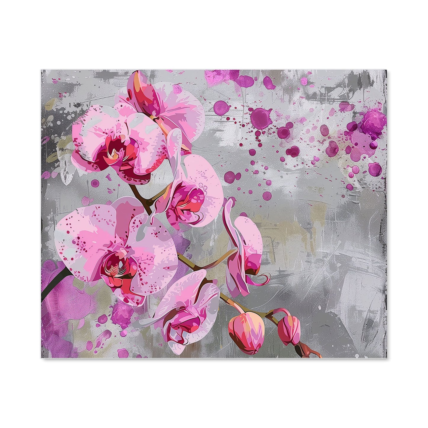 Orchids Splashart Kitchen Splashback