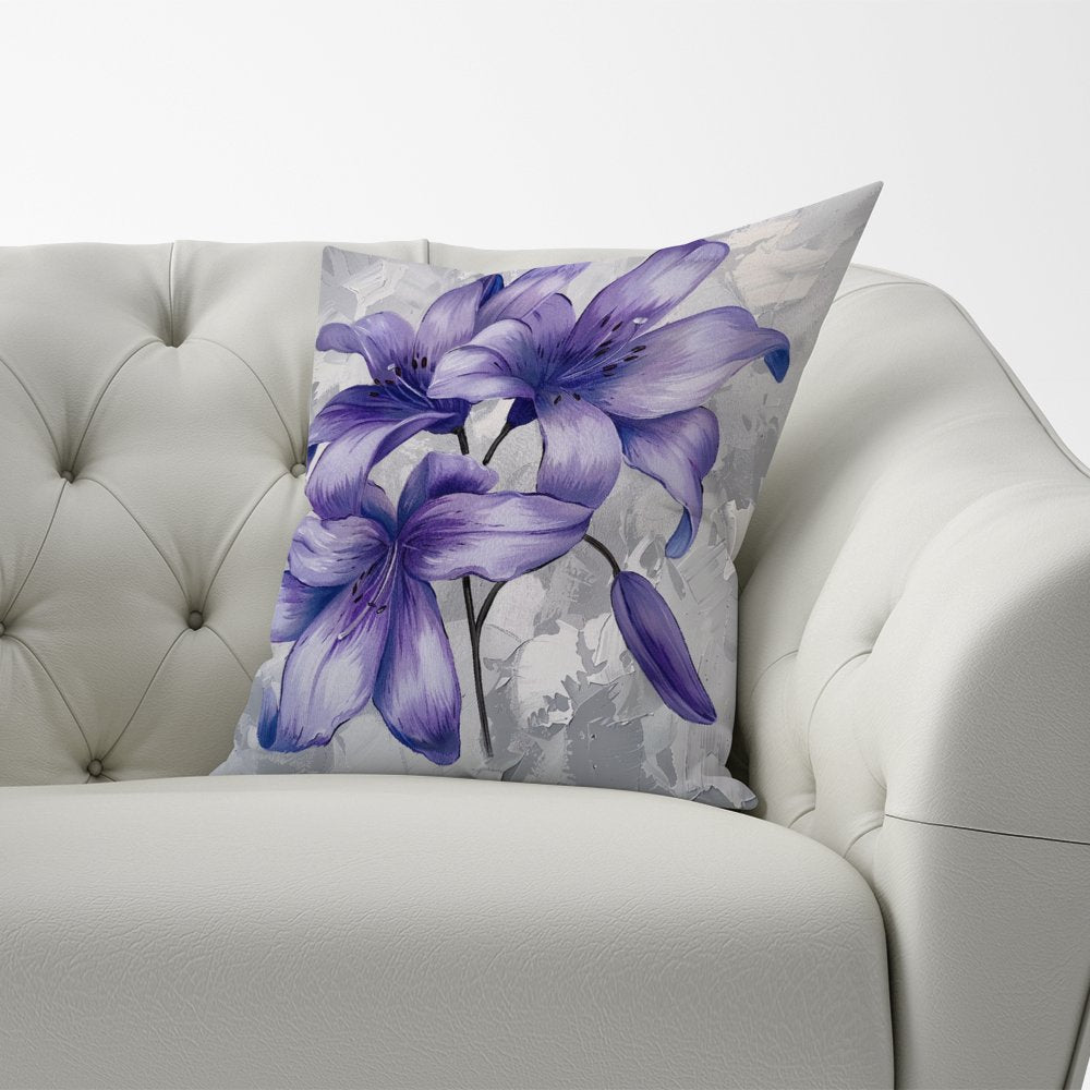 Purple Lilies Cushions