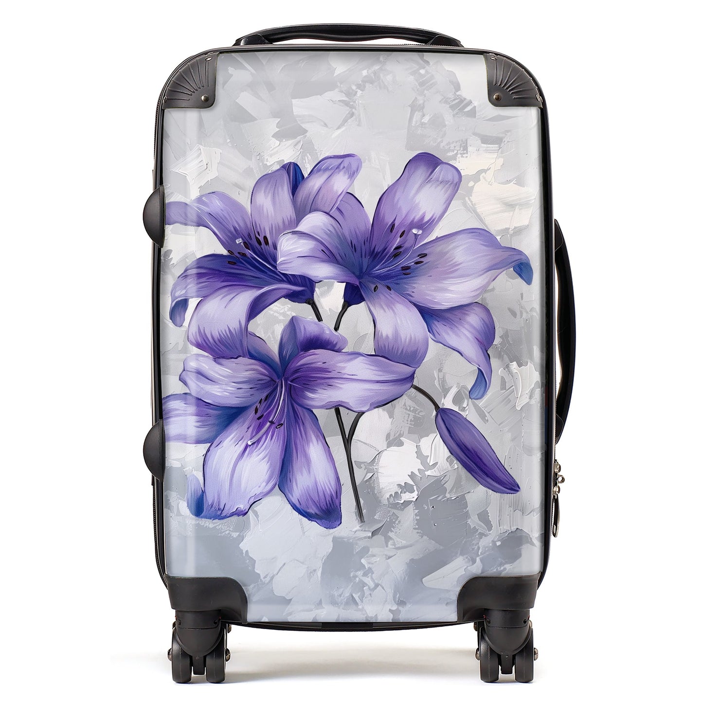Purple Lilies Suitcase
