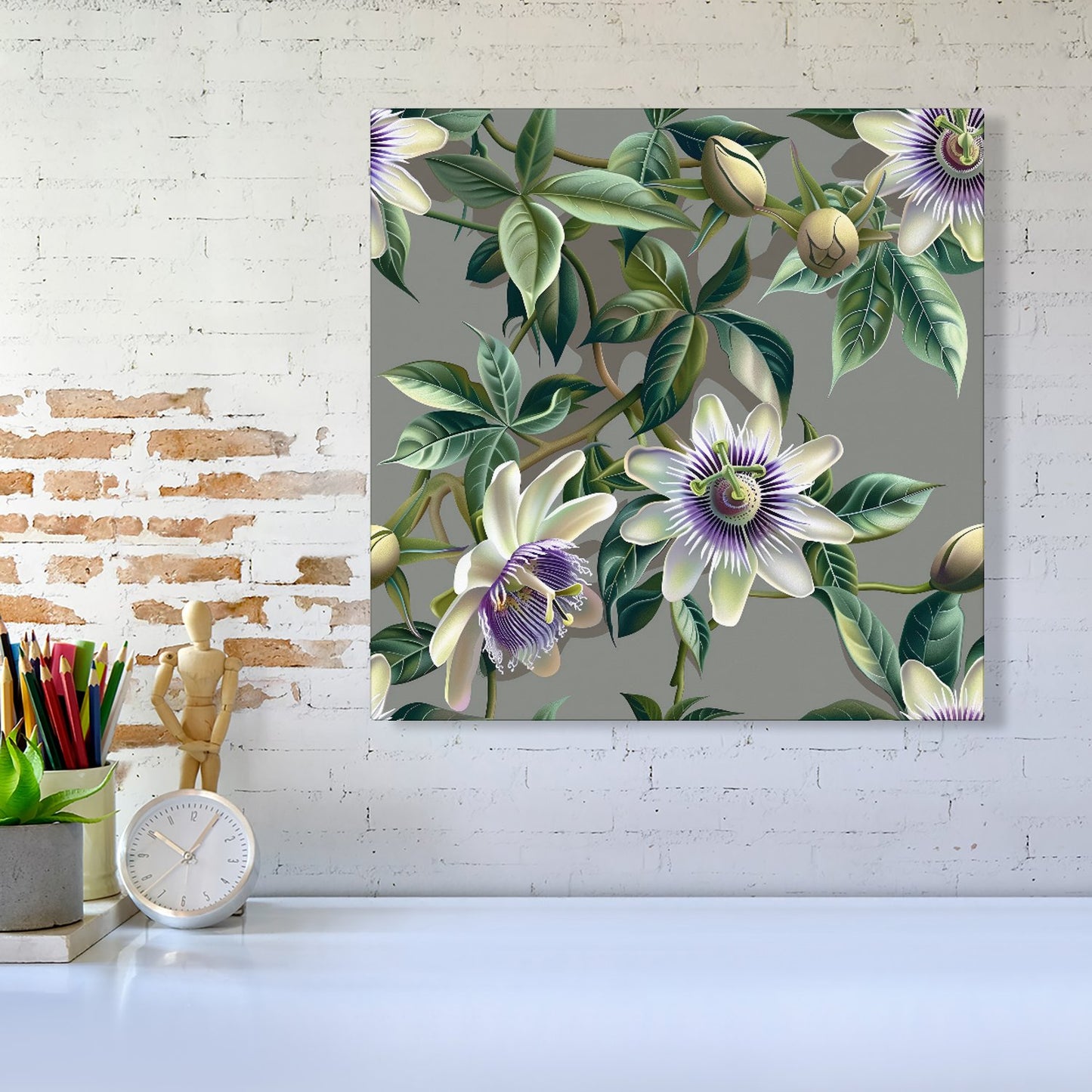 Passion Flowers Canvas