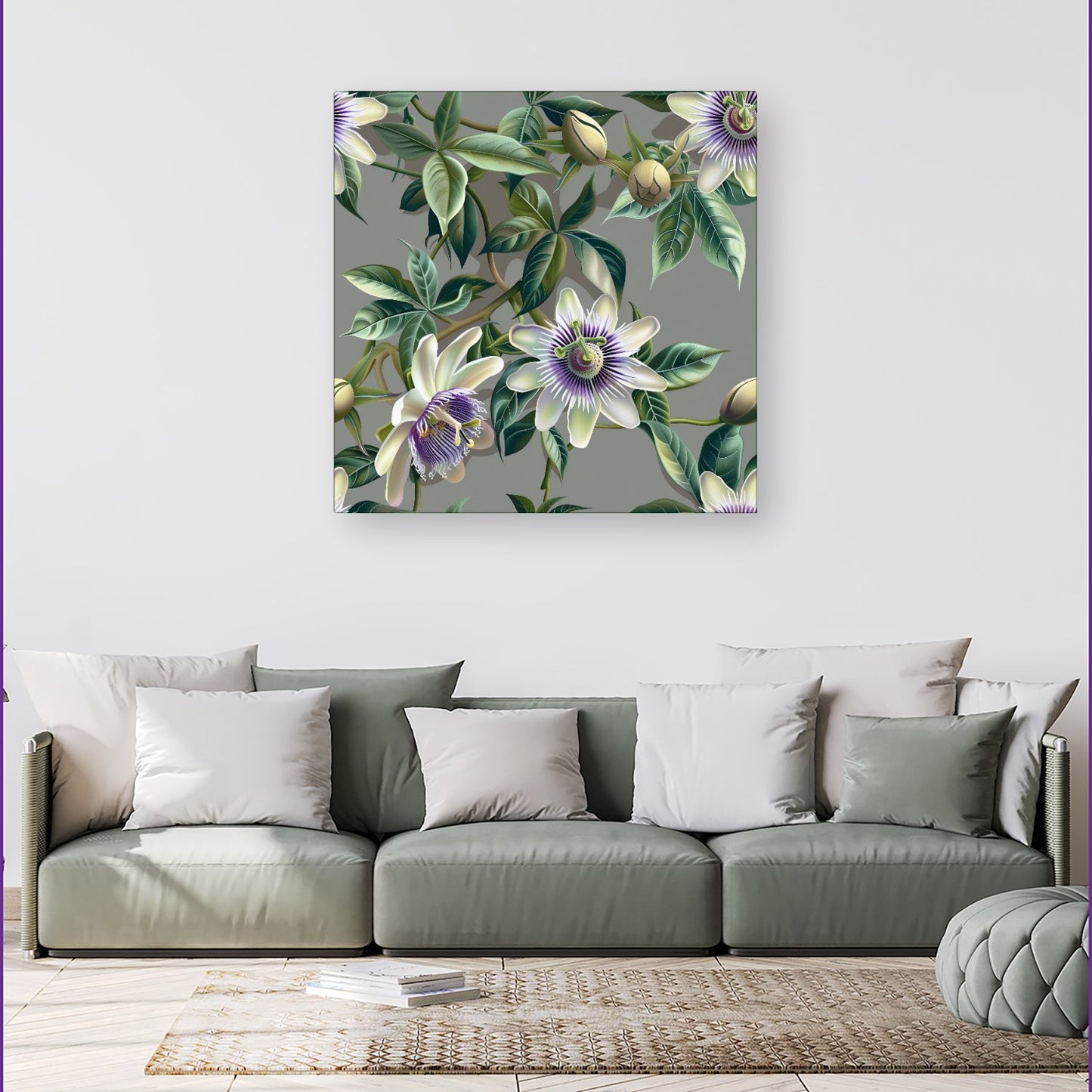 Passion Flowers Canvas