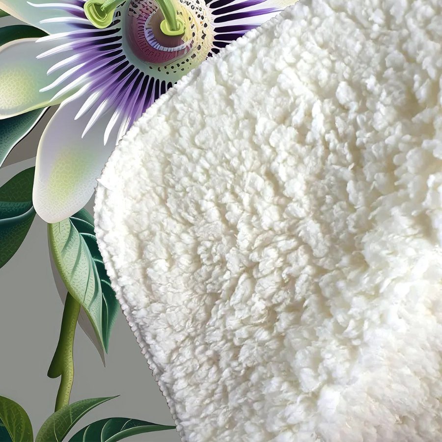 Passion Flowers Sherpa Blanket