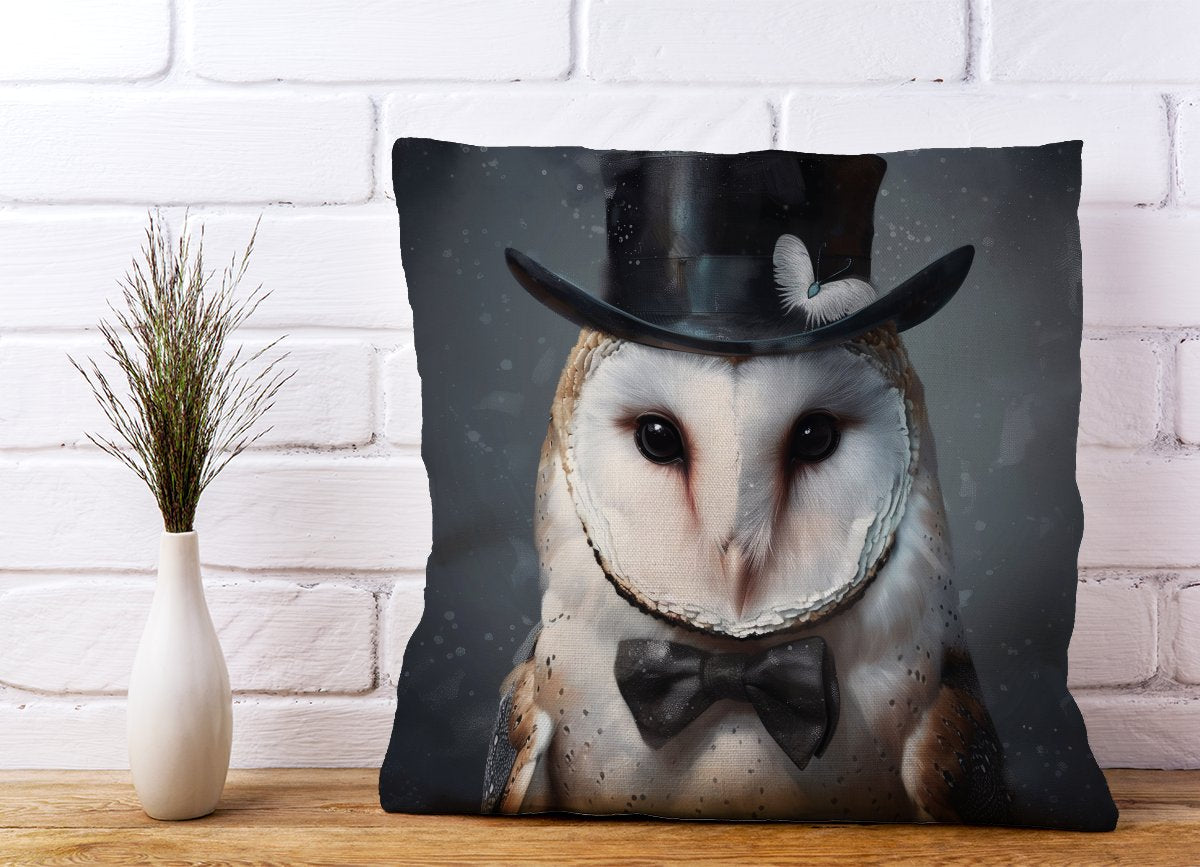 Owl In A Top Hat Cushions